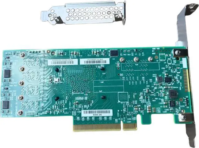 Alt view image 2 of 3 - SAS9305-24i LSI 9305-24i Logic Controller Card IT Mode 24-Port SAS 12Gb/s pci-e 3.0 HBA SATA SAS (9305-24i Card)