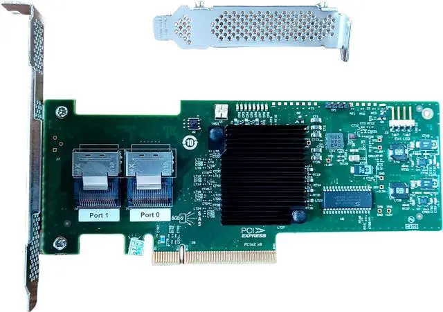 Alt view image 3 of 5 - 9220-8i 6Gbps SAS HBA FW:P20 9211-8i IT Mode ZFS FreeNAS unRAID+2*SFF-8087 SAS SATA