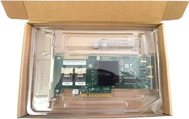 Alt view image 5 of 5 - LSI 9220-8i RAID Controller Card SAS 6Gbps HBA FW:P20 9211-8i IT Mode ZFS FreeNAS unRAID Expander Card + 2 * SFF8087 SATA Cable