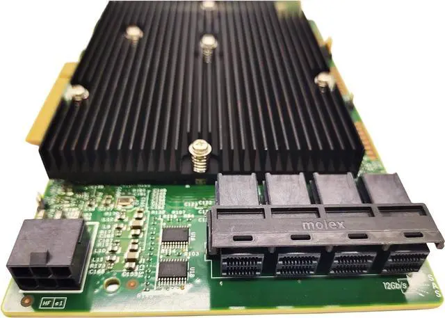 Alt view image 2 of 3 - 12Gb/s HBA SAS Controller Card IT Mode ZFS TrueNAS unRAID 16 Port 9300-16i PCI-Express 3.0 Host Bus Adapter Card