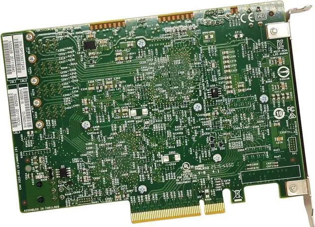 Alt view image 3 of 3 - 12Gb/s HBA SAS Controller Card IT Mode ZFS TrueNAS unRAID 16 Port 9300-16i PCI-Express 3.0 Host Bus Adapter Card