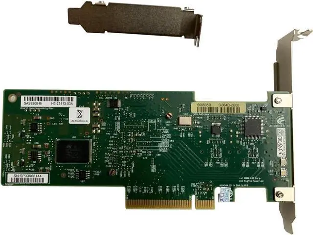 Alt view image 3 of 4 - LSI 9210-8i RAID Controller Card 6Gbps SAS HBA FW:P20 9211-8i IT Mode ZFS FreeNAS unRAID RAID Expander 2* SFF 8087 SATA