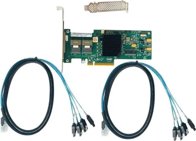 Main image of LSI 9223-8i RAID Controller Card SAS 6Gbps PCI E HBA FW:P20 9211-8i IT Mode ZFS FreeNAS unRAID RAID Expander 2* SFF8087 SATA