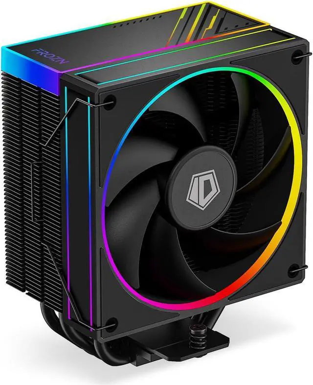 Main image of ID-COOLING IS-55 Black Desktop CPU Cooler Low Profile 57mm Height CPU Air Cooler 5 Heatpipes 120x120x15mm Slim Fan, CPU Fan for Intel LGA1700/115X/1200; AMD AM4/AM5