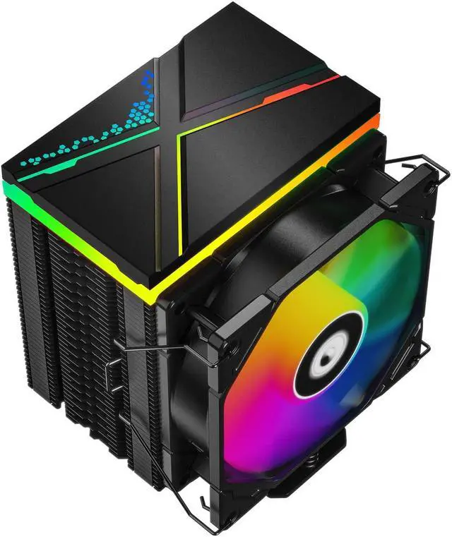 Main image of ID-COOLING SE-914-XT ARGB Cooler 131mm Height CPU Air Cooler ARGB Light Sync with Motherboard(5V 3-PIN Connector) 92mm PWM Fan 4 Heatpipes CPU Fan for Intel/AMD, LGA 1700 Compatible for Desktop