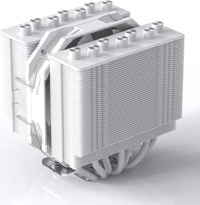 Main image of ID-COOLING SE-207-XT Slim Snow 135mm Height White CPU Cooler 7 Heat Pipes Dual-Tower CPU Air Cooler with 120mm PWM Fan TDP 220W, CPU Fan for Intel 1700/1200/115X, AMD AM5/AM4