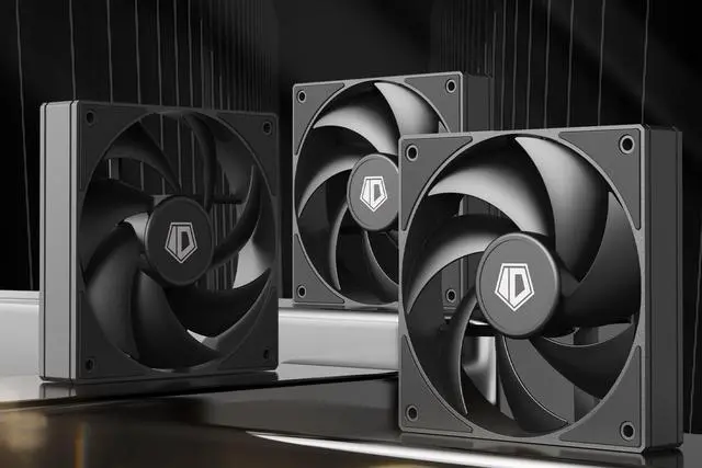 Alt view image 2 of 7 - ID-COOLING AF-125-K Trio 120mm Case Fans 3 Pack FDB PC Fans Daisy Chain Connector Computer Fans for Radiator/CPU Air Cooler/Computer Case