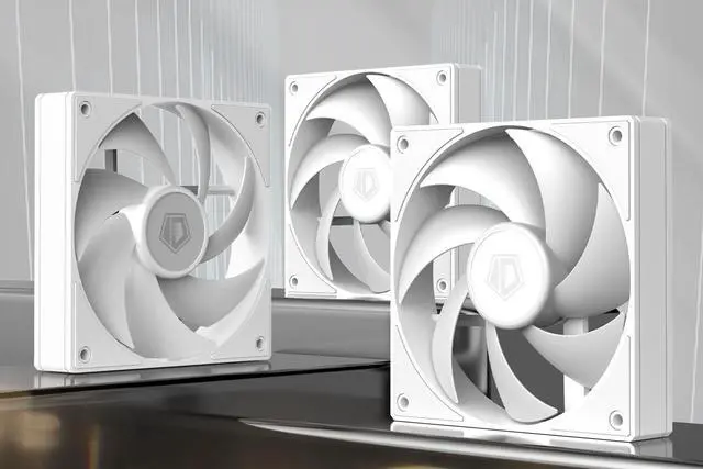 Alt view image 2 of 7 - ID-COOLING AF-125-W Trio 120mm Case Fans 3 Pack FDB PC Fans Daisy Chain Connector Computer Fans for Radiator/CPU Air Cooler/Computer Case