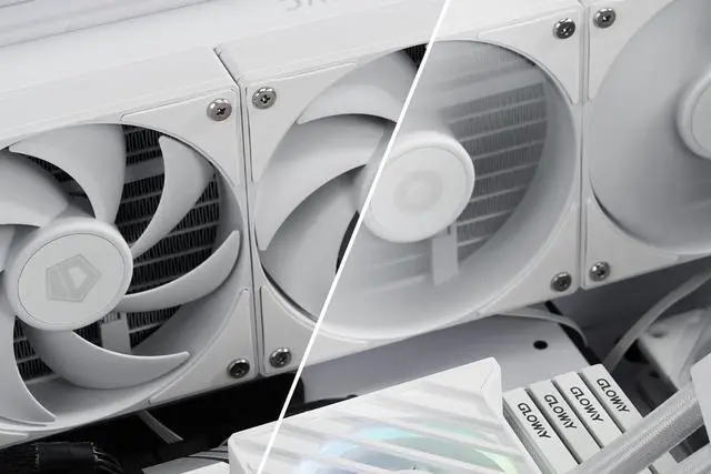 Alt view image 7 of 7 - ID-COOLING AF-125-W Trio 120mm Case Fans 3 Pack FDB PC Fans Daisy Chain Connector Computer Fans for Radiator/CPU Air Cooler/Computer Case