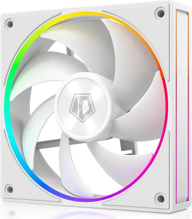 Main image of ID-COOLING AF-127-W 120mm Case Fan ARGB FDB Bearing PC Fan Daisy Chain Connector Computer Fan for Radiator/CPU Air Cooler/Computer Case, White