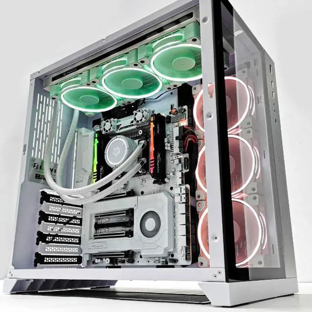 Alt view image 5 of 7 - ID-COOLING ZF-12025 Pastel 120mm Case Fan White LED PWM Fan for PC Case/CPU Cooler (Mint Green)