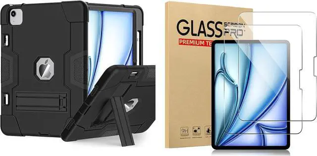 Main image of Bundle of iPad Air 11 Inch Case M2 2024 Model and Tempered Glass Scren Protector