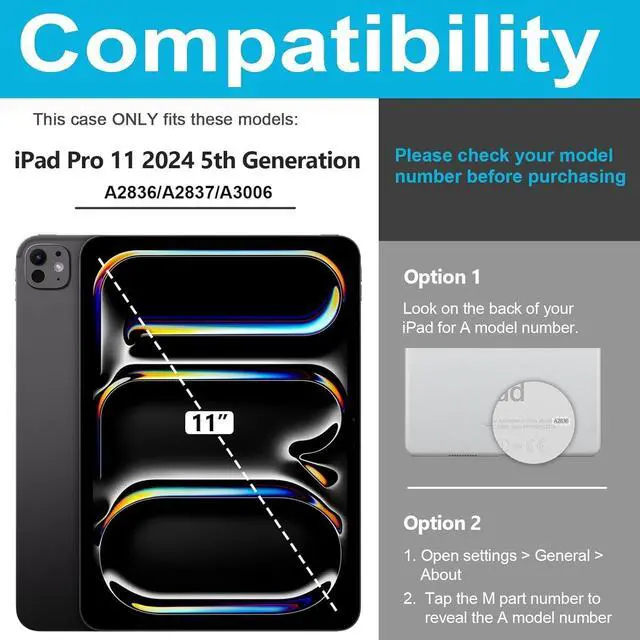 Alt view image 2 of 6 - iPad Pro 11 Inch M4 Case 2024 for Kids with Screen Protector Pen Holder | Heavy Duty Shockproof Cover W/Stand Hand Strap Shoulder Strap for iPad Pro 11'' Model A2836/A2837/A3006 | Red