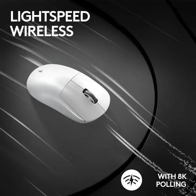 Alt view image 6 of 7 - G PRO X SUPERLIGHT 2 wireless gaming mouse, 60 g pro-grade mouse with 5 programmable buttons, 44k DPI sensor, 8 kHz report rate, USB-C charging for PC/Mac - White