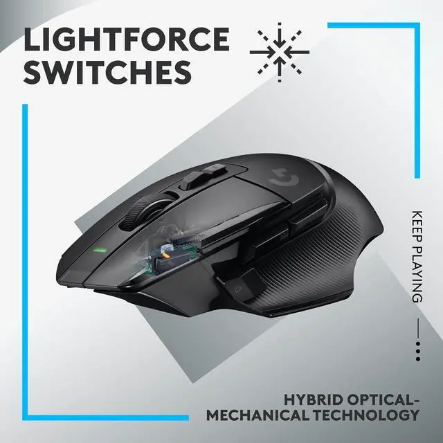 Alt view image 2 of 7 - G502 X Lightspeed Wieless Gaming Mouse & G515 Lightspeed TKL Wireless Gaming Keyboard, Fully Programmable RGB Low-Profile Gaming Keyboard & Wireless Mouse Combo \u2013 PC/Mac - Black