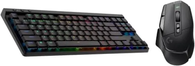 Main image of G502 X Lightspeed Wieless Gaming Mouse & G515 Lightspeed TKL Wireless Gaming Keyboard, Fully Programmable RGB Low-Profile Gaming Keyboard & Wireless Mouse Combo \u2013 PC/Mac - Black