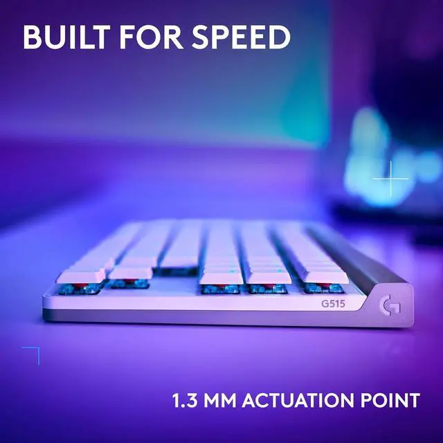 Alt view image 5 of 7 - G502 X Plus Wireless Gaming Mouse & G515 Lightspeed TKL Wireless Gaming Keyboard, Fully Programmable RGB Low-Profile Gaming Keyboard & Mouse Combo \u2013 PC/Mac - White