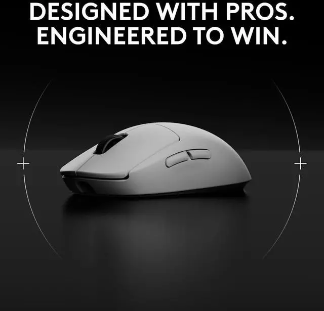 Alt view image 2 of 7 - G PRO 2 Lightspeed Wireless Gaming Mouse, Right- or Left-Handed Mouse with up to 4 Customizable and Switchable Magnetic Side Buttons, 44K DPI Sensor, USB-C Charging, for PC/Mac - White