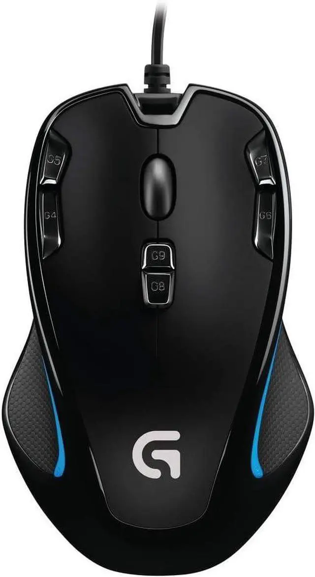 G300s Wired Gaming Mouse, 2,5K Sensor, 2,500 DPI, RGB