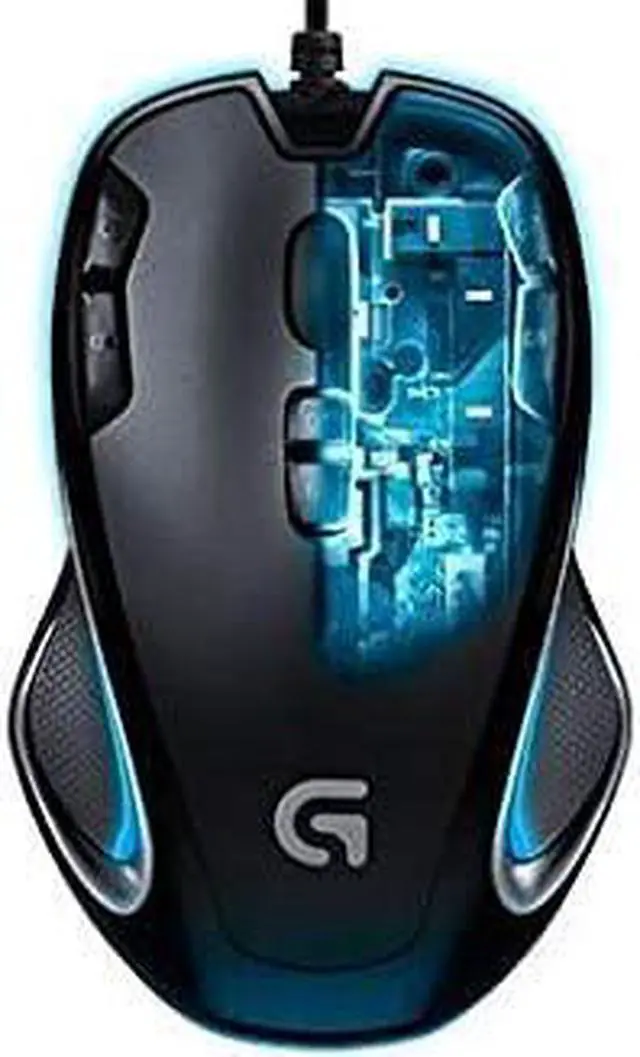 Alt view image 6 of 7 - G300s Wired Gaming Mouse, 2,5K Sensor, 2,500 DPI, RGB, Lightweight, 9 Programmable Controls, On-Board Memory, Compatible with PC/Mac - Black