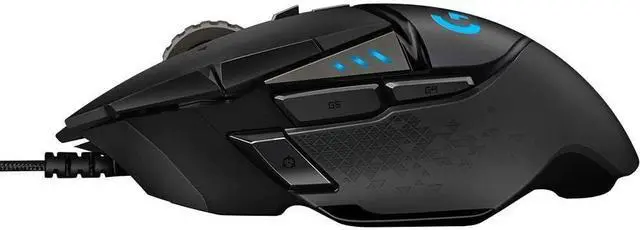 Alt view image 4 of 7 - G502 Proteus Core Tunable Gaming Mouse, 12,000 DPI On-The-Fly DPI Shifting, Personalized Weight and Balance Tuning with (5) 3.6g Weights, 11 Programmable Buttons, Fully Customizable Surface