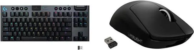 Main image of G Pro X Superlight Wireless Gaming Mouse - Black + G915 TKL Gaming Keyboard Bundle - Tactile
