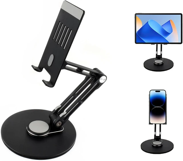 Main image of Portable Monitor Adjustable Stand, Compatible with 4~18.5inch Monitors, Supports Multi-axis Rotation, Weighted Base and Ergonomic Design, Foldable For Easy Storage