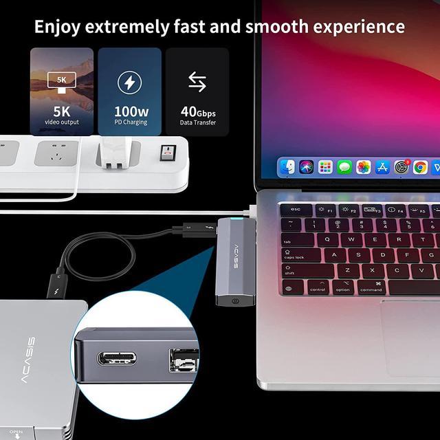 ACASIS USB C Hub Adapter for MacBook Pro MacBook Air M1 40Gbps