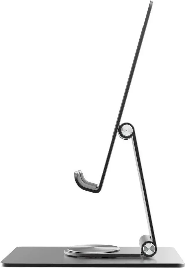 Alt view image 2 of 6 - Tablet Stand for Desk, Adjustable 360% Rotation Rotatable, Holder Stand - Compatible with iPhone, Apple iPad, Samsung Galaxy and Kindle Fire Tablets