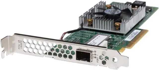 Main image of 0TC40H 0H28RN 04MNKF 00187V Qle2660 16Gb Single Port Pcie Fibre Channel Host Bus Adapter with Lowprofile Bracket