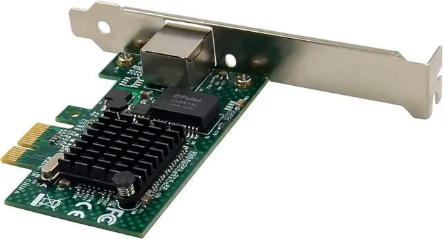 Alt view image 3 of 5 - PCIe Gigabit Ethernet Server Adapter with Broadcom NetXtreme BCM5751 10/100/1000Mbps Gigabit Desktop PCI-E Network Card NIC