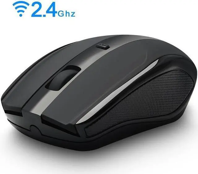 Main image of Wireless Mouse, 2.4G Ergonomic Optical Mouse, Computer Mouse for Laptop, PC, Computer, Chromebook, Notebook, 24 Months Battery Life