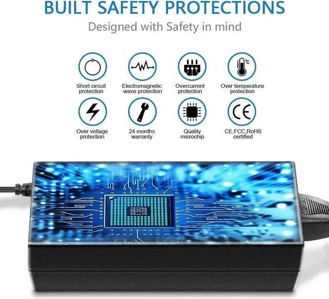 Alt view image 2 of 7 - 14V Power Cord for Samsung Monitor 14V 3A 2.5A 2.14A 1.78A 42W Power Supply AC DC Adapter for Samsung SyncMaster 15" 17" 18" 19" 20" 22" 23" 24" 27" Screen TFT LED LCD TV Monitor