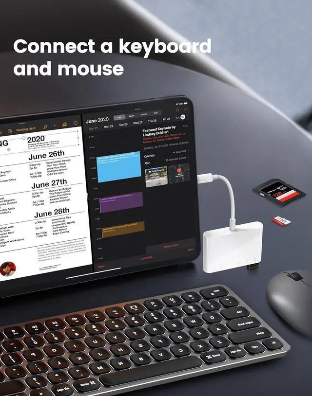 Alt view image 6 of 7 - USB C SD Card Reader, USB-C to SD MicroSD XD Picture MS Memory Stick Cards, Type C 5 Slots Memory Card Adapter for i-Phone 15 iPad Mac Laptop MacBook and Android Galaxy More USBC Devices