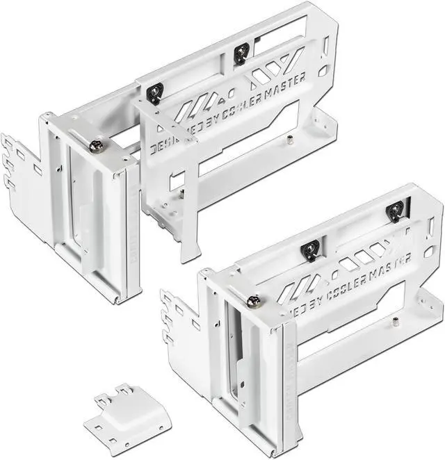 Alt view image 6 of 7 - MasterAccessory Vertical GPU Card Holder Kit V3 White, Premium Riser Cable PCI-E 4.0 x16-165mm, PCIe 3.0 Compatible, Adjustable Length for E-ATX|ATX|Micro ATX Case (MCA-U000R-WFVK03)