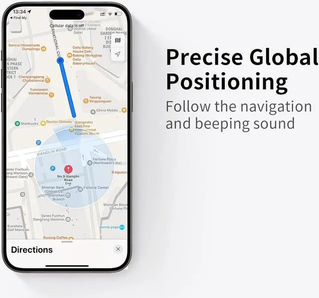 Alt view image 6 of 7 - Momax Rechargeable Bluetooth Tracker, Key Finder IP68 Waterproof, Up to 328ft Range, Smart Tracking Tag for Keys, Bags, Luggage, Wallet and More, Mini Size, iOS Only