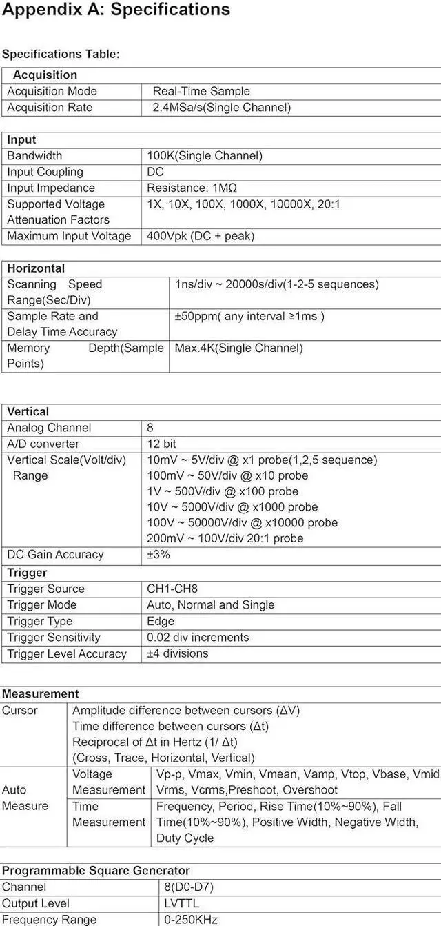 Alt view image 2 of 7 - Hantek 1008C PC USB 8CH Automotive Diagnostic Digital Oscilloscope/DAQ/Programmable Generator