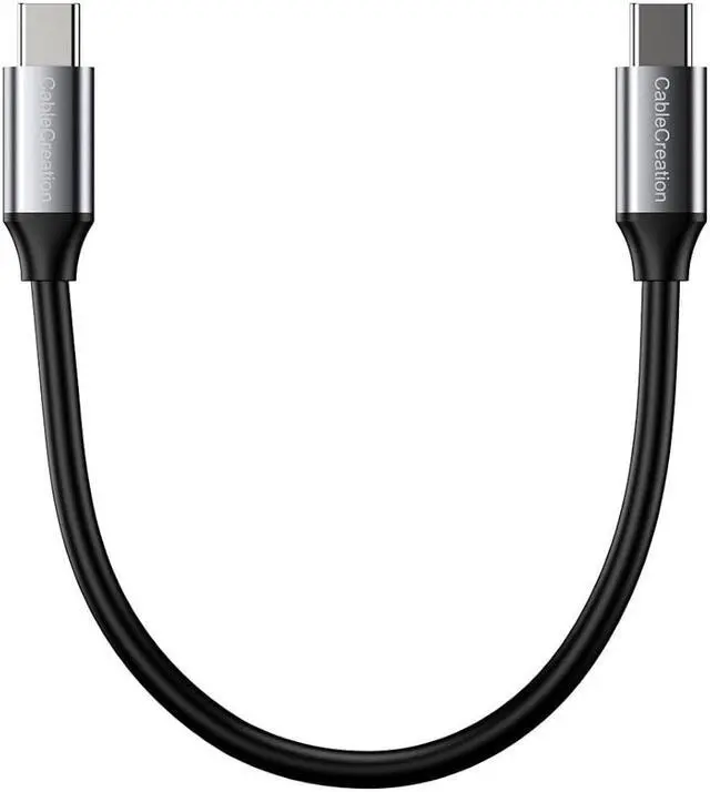 Main image of CableCreation Short USB4 Cable 1FT, Thunderbolt 4 Cable 40Gbps, 240W, 8K@60Hz, Compatible with Thunderbolt 3, Thunderbolt 4 and USB-C
