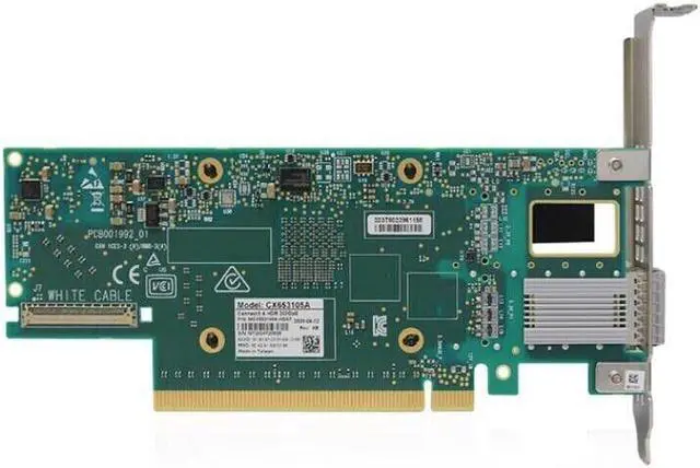 Alt view image 3 of 4 - MCX653105A-HDAT ConnectX-6 VPI - Network Adapter - PCIe 4.0 x16-200Gb Ethernet / 200Gb Infiniband QSFP28 x 1