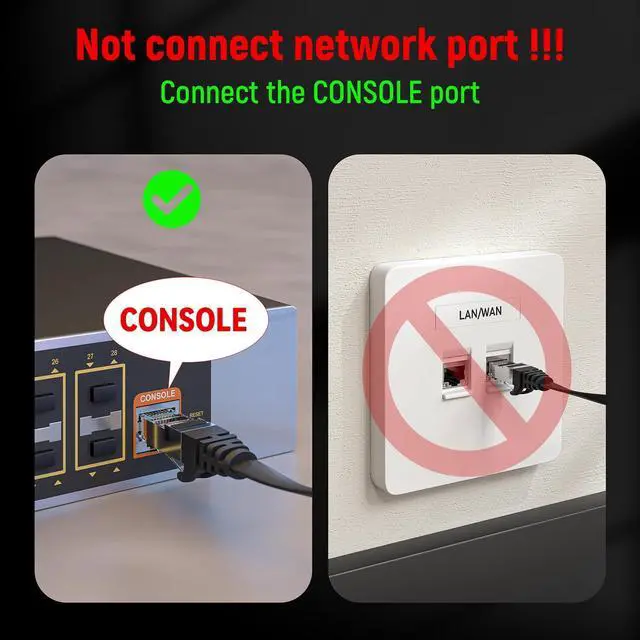 Alt view image 7 of 7 - USB Console Cable UART Serial Cable Essential Accesory Compatible  Ubiquity, LINKSYS, Routers/Switches for Laptops in Windows, Mac, Linux Black,10ft