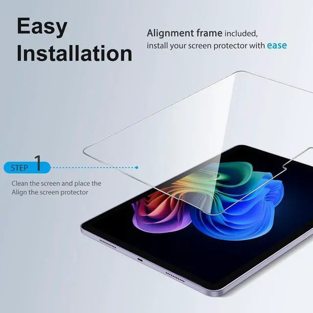 Alt view image 6 of 7 - [2-Pack Screen Protector for Surface Pro 12 inch 2025, 9H Tempered Glass for Microsoft Surface Pro 12-inch, Anti Scratches/Support Surface Pen, Not for Surface Pro 13 Inch