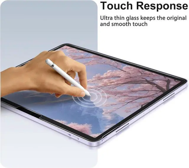 Alt view image 4 of 7 - [2-Pack Screen Protector for Surface Pro 12 inch 2025, 9H Tempered Glass for Microsoft Surface Pro 12-inch, Anti Scratches/Support Surface Pen, Not for Surface Pro 13 Inch