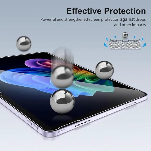Alt view image 5 of 7 - [2-Pack Screen Protector for Surface Pro 12 inch 2025, 9H Tempered Glass for Microsoft Surface Pro 12-inch, Anti Scratches/Support Surface Pen, Not for Surface Pro 13 Inch