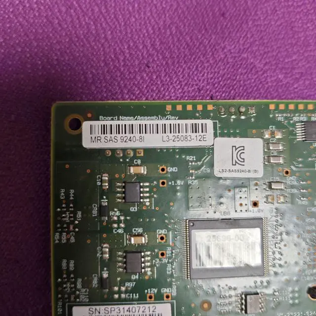 Alt view image 2 of 3 - LSI LOGIC 9240-8i 8-Port 6GB/s PCIe 2.0 Sata+SAS Mega Raid Controller Card