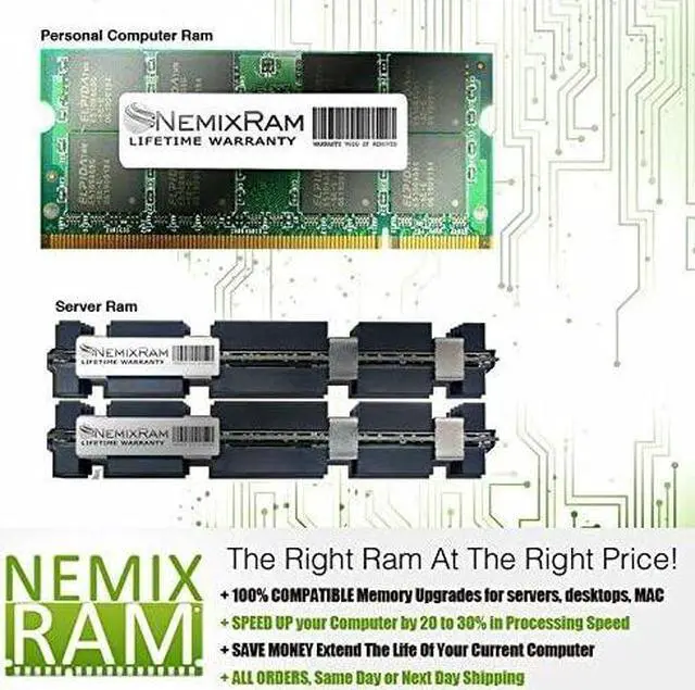 Alt view image 2 of 2 - New - 2GB 667MHz DDR2 ECC CL5 DIMM - KVR667D2E5/2G