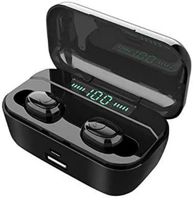 Main image of Waterproof Bluetooth Earpiece, True Wireless Earbuds Bluetooth, Blue Tooth Earpieces for Cell Phones. Deep Bass, Cinema Quality Sound and Ideal connectivity. Includes Nice Charging case.
