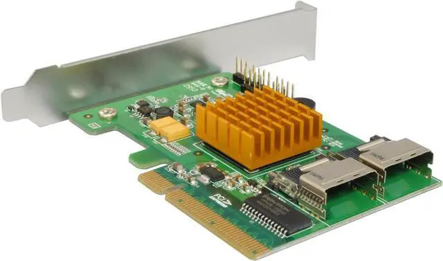 Alt view image 3 of 5 - HighPoint RocketRAID 2720SGL 8-Port SAS 6Gb/s PCIe 2.0 x8 RAID HBA