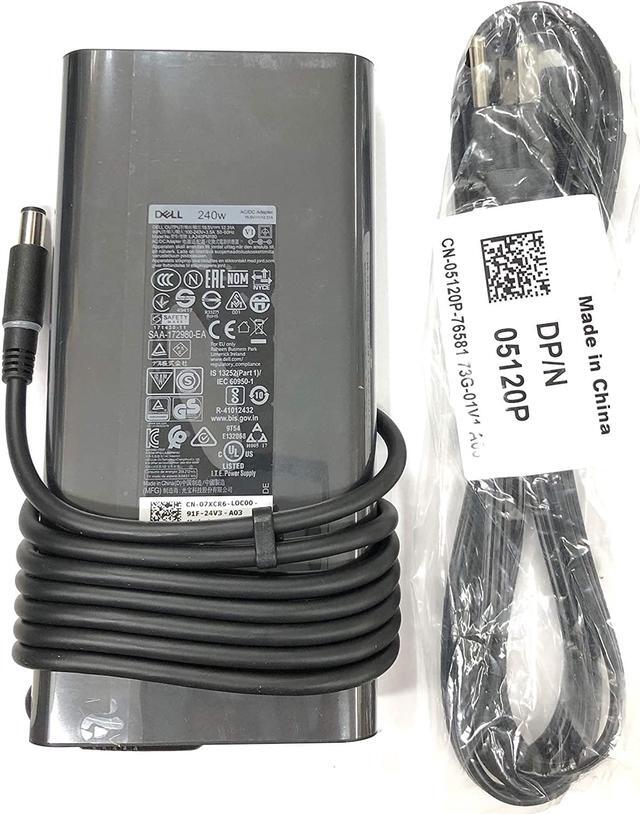 Alt view image 3 of 7 - New Version Slim Dell 240 Watt Replacement AC Adapter for Dell Precision 7730 P/N: KJXPP 450-AHHE
