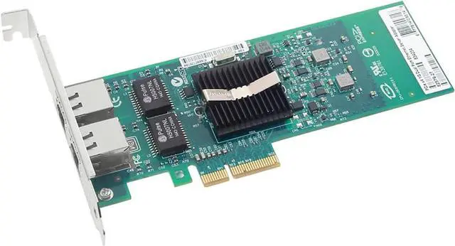 Main image of Gigabit Dual NIC with Intel 82576 Chip, 1Gb Network Card Compare to Intel E1G42ET NIC, 2 RJ45 Ports, PCI Express 2.0 X4, Ethernet Card with Low Profile for Windows/Windows Server/Linux
