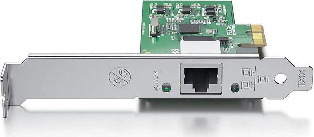Alt view image 2 of 3 - 1G Gigabit Desktop PCI-e Network Adapter (NIC) with Intel 82574L Chip | 10/100/1000Mbps Ethernet Network Card | Single Copper RJ45 Port | PCI-e X1 | Compare to Intel EXPI9301CT / EXPI9301CTBLK